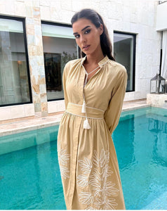 Clara Beige Dress