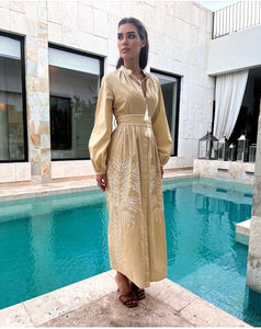 Clara Beige Dress