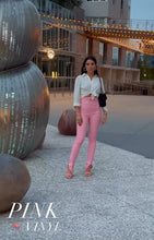 Load image into Gallery viewer, Vinyl Pink Pants
