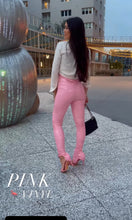 Load image into Gallery viewer, Vinyl Pink Pants
