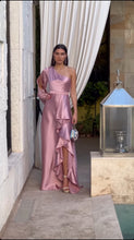 Load image into Gallery viewer, Josefina Mauve Satin Dress

