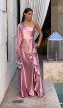 Load image into Gallery viewer, Josefina Mauve Satin Dress
