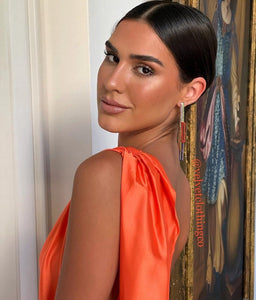 Felicia Orange Dress
