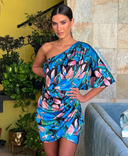 Load image into Gallery viewer, Palma  Floral Silk Dress
