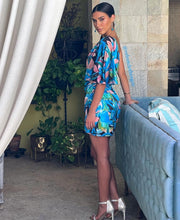 Load image into Gallery viewer, Palma  Floral Silk Dress
