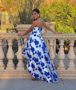 Rosalia Blue & White Dress