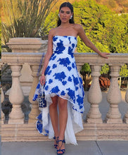 Load image into Gallery viewer, Rosalia Blue &amp; White Dress
