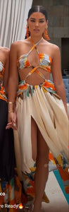 Be The Spotlight Ivory Sunflower Dress