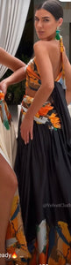 Be The Spotlight Black Sunflower Dress