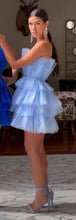 Load image into Gallery viewer, Fluffy Baby Blue Dress
