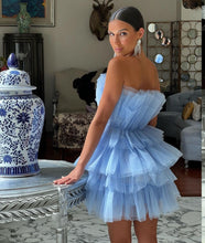 Load image into Gallery viewer, Fluffy Baby Blue Dress
