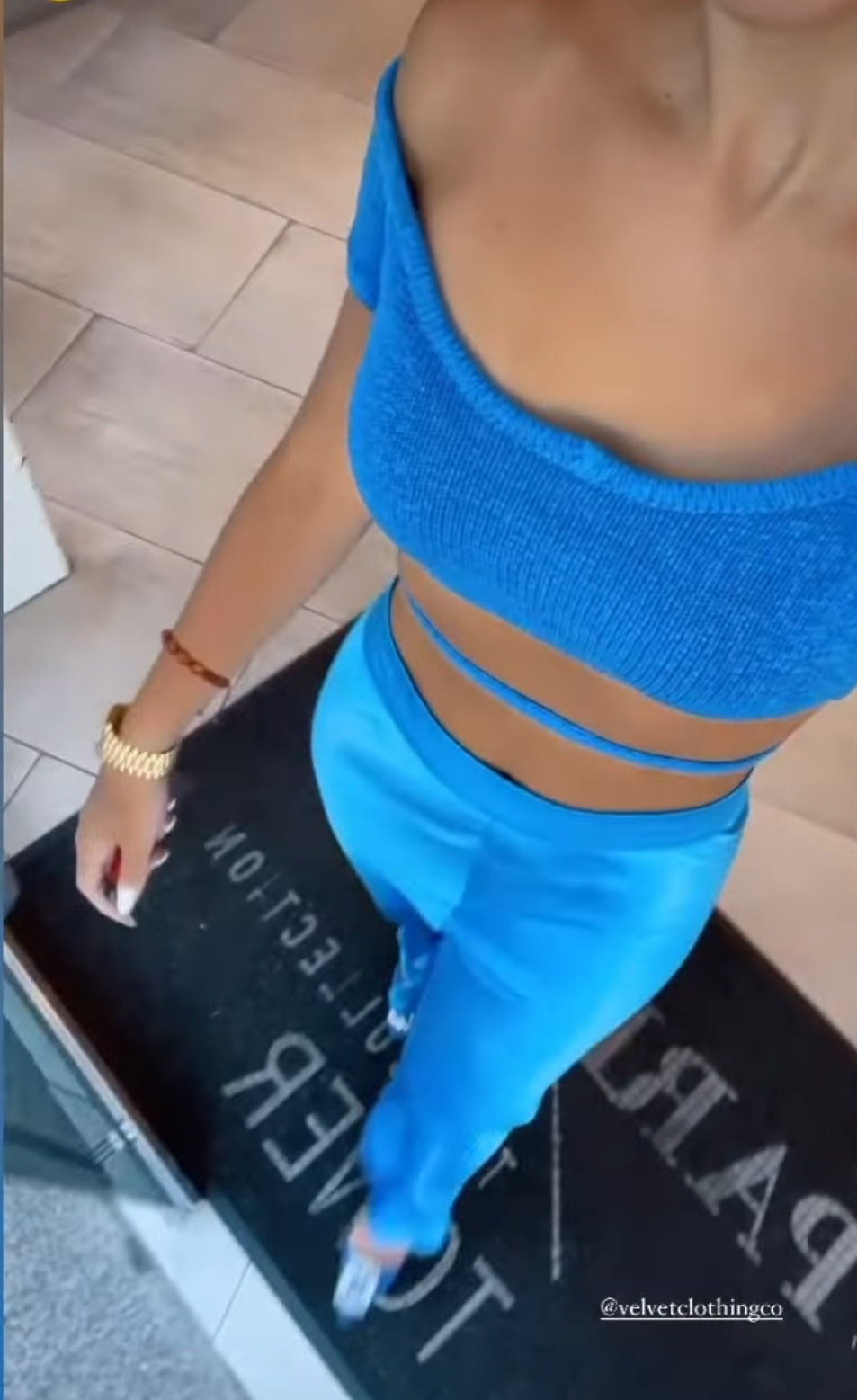 Rosetta Blue Top