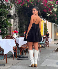 Load image into Gallery viewer, Susan Black Mini Dress
