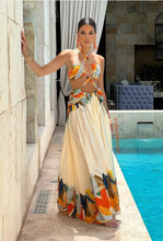 Load image into Gallery viewer, Be The Spotlight Ivory Sunflower Dress
