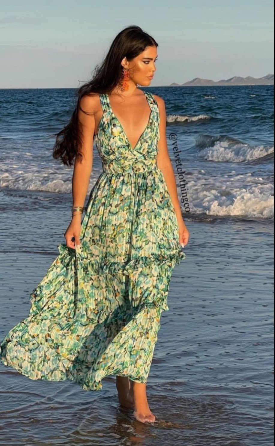 Lugo Green Dress