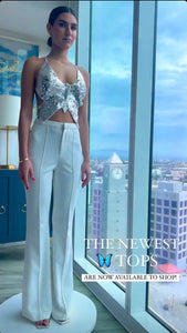 Butterfly Silver Top