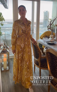 Sofia Mustard Dress