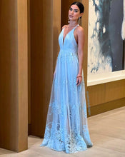 Load image into Gallery viewer, Rosella Baby Blue Dress

