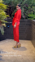 Load image into Gallery viewer, Ingrid Red Midi Dress
