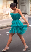 Load image into Gallery viewer, Fluffy Teal Dress
