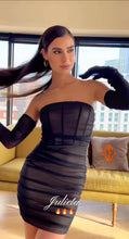 Load image into Gallery viewer, Julieta Black &amp; Nude Dress8
