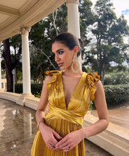Load image into Gallery viewer, Sagrario Gold Dress
