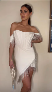 Saanvi White Dress