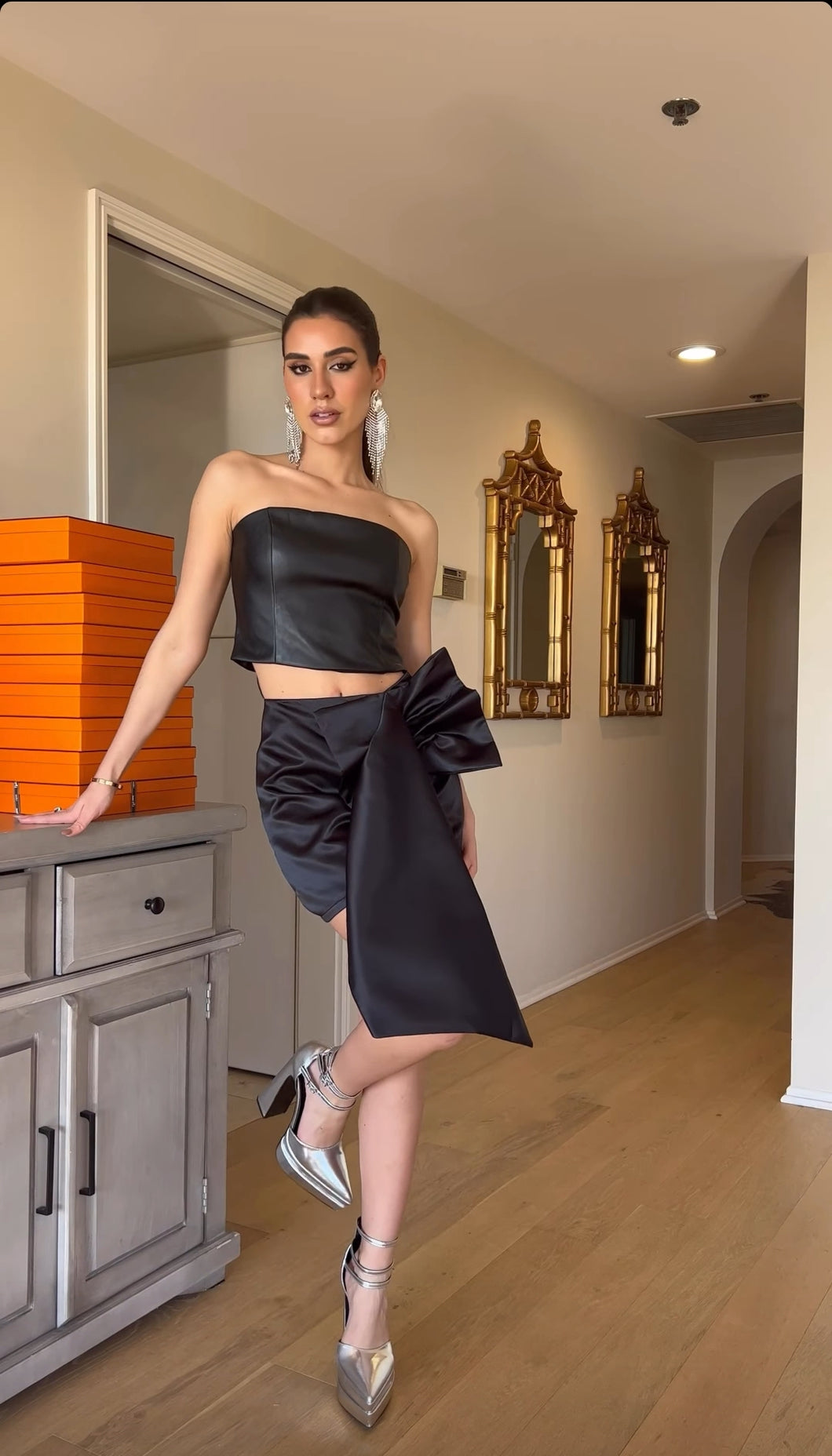 Emma Black Skirt