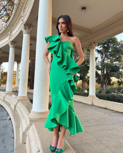 Zuri Green Dress