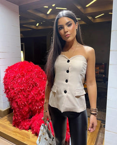 Sophie Cream Bustier