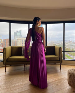 Laetitia Purple Dress