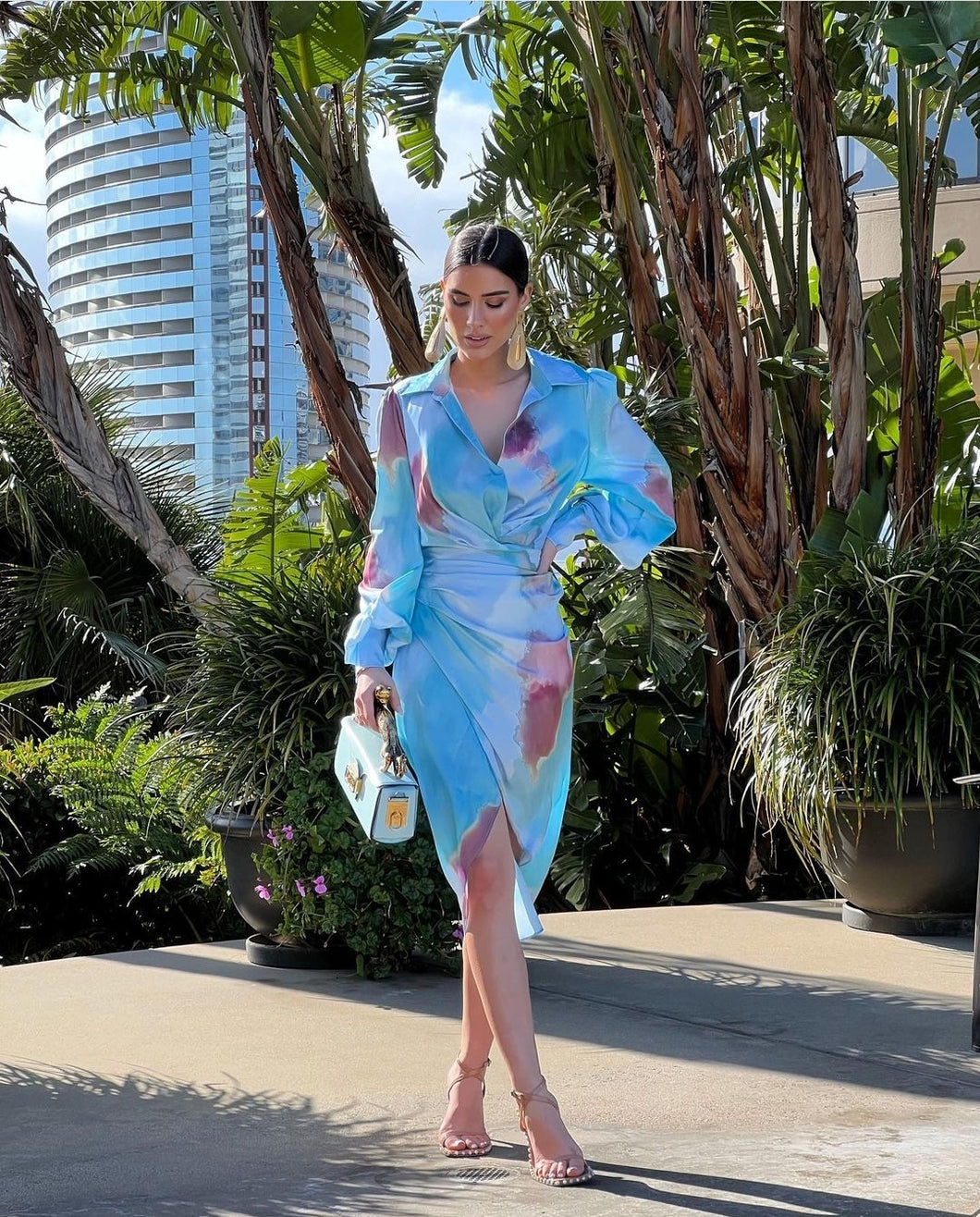 Minerva Blue Dress