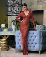 Load image into Gallery viewer, Selene Terracota Dress
