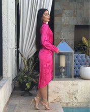 Load image into Gallery viewer, Minerva Hot Pink Dress
