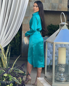 Minerva Acqua Midi Dress