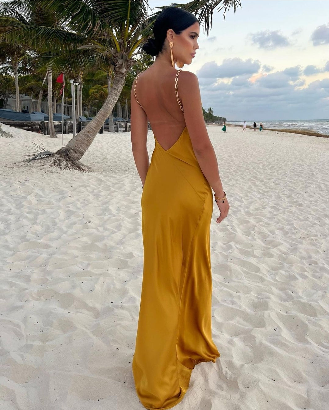 Dalí Golden Mustard Dress