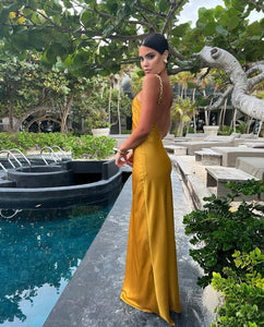 Dali Golden Mustard Dress
