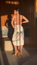 Load image into Gallery viewer, White Chain Midi Dress
