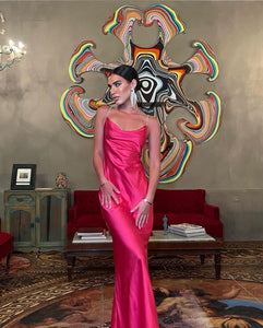 Viviann Hot Pink Dress