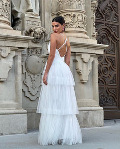 White Puff Dress