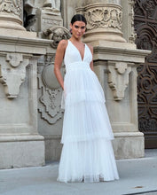 Load image into Gallery viewer, White Puff Dress
