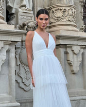 Load image into Gallery viewer, White Puff Dress

