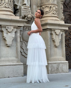 White Puff Dress