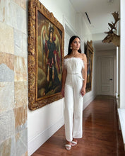 Load image into Gallery viewer, Caeli White Jumpsuit
