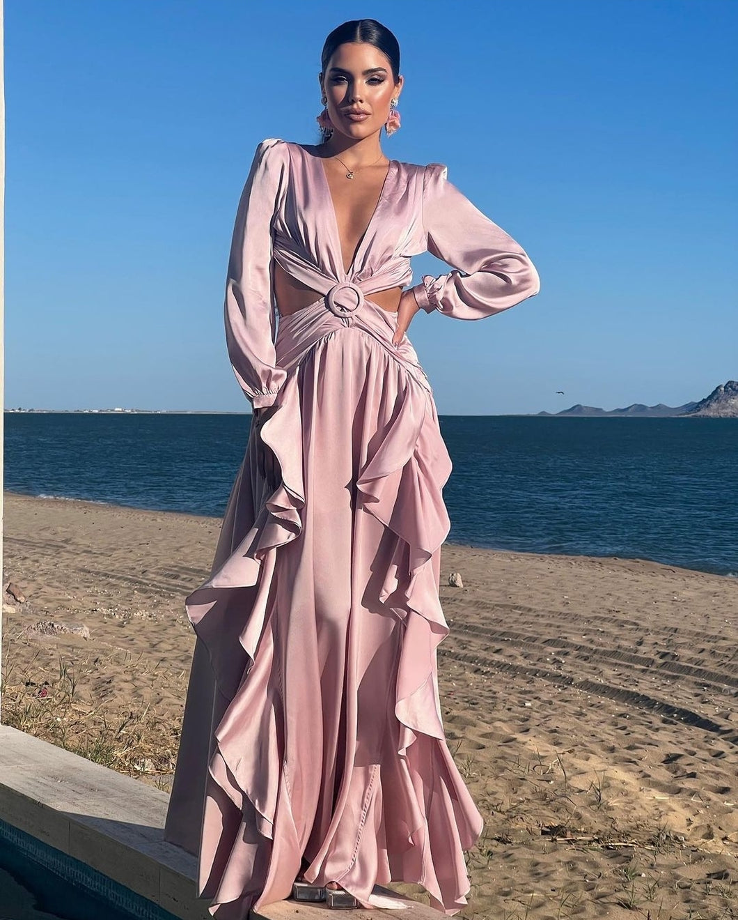 Sarong Pink Dress