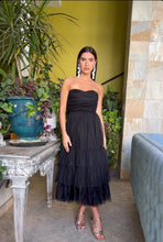 Load image into Gallery viewer, Hadley Black Fluffy Dress
