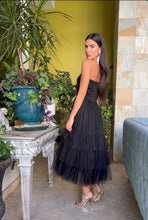 Load image into Gallery viewer, Hadley Black Fluffy Dress
