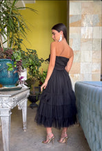 Load image into Gallery viewer, Hadley Black Fluffy Dress

