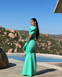 Ericka Pistachio Dress