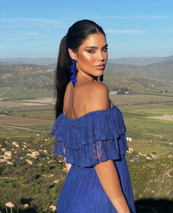 Off Shoulder Royal Lace Dress